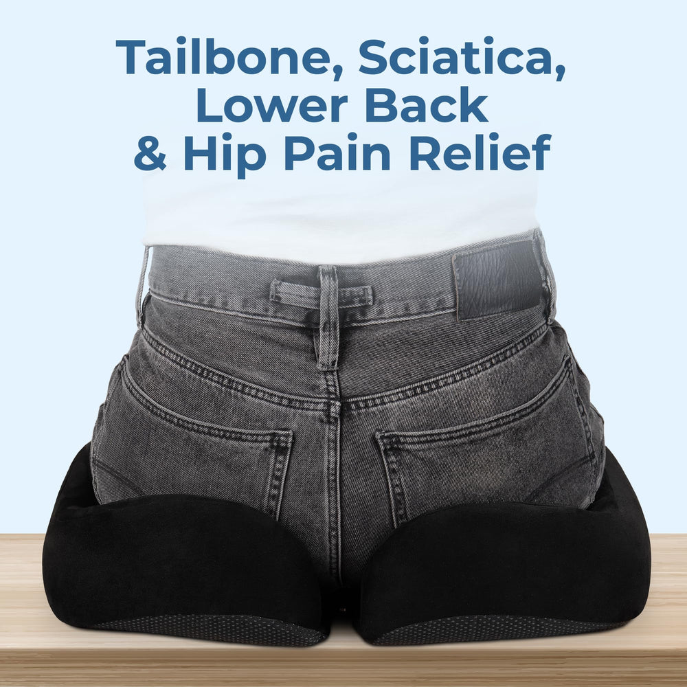 5 STARS UNITED tailbone-support contour aids comfortable seating during long work