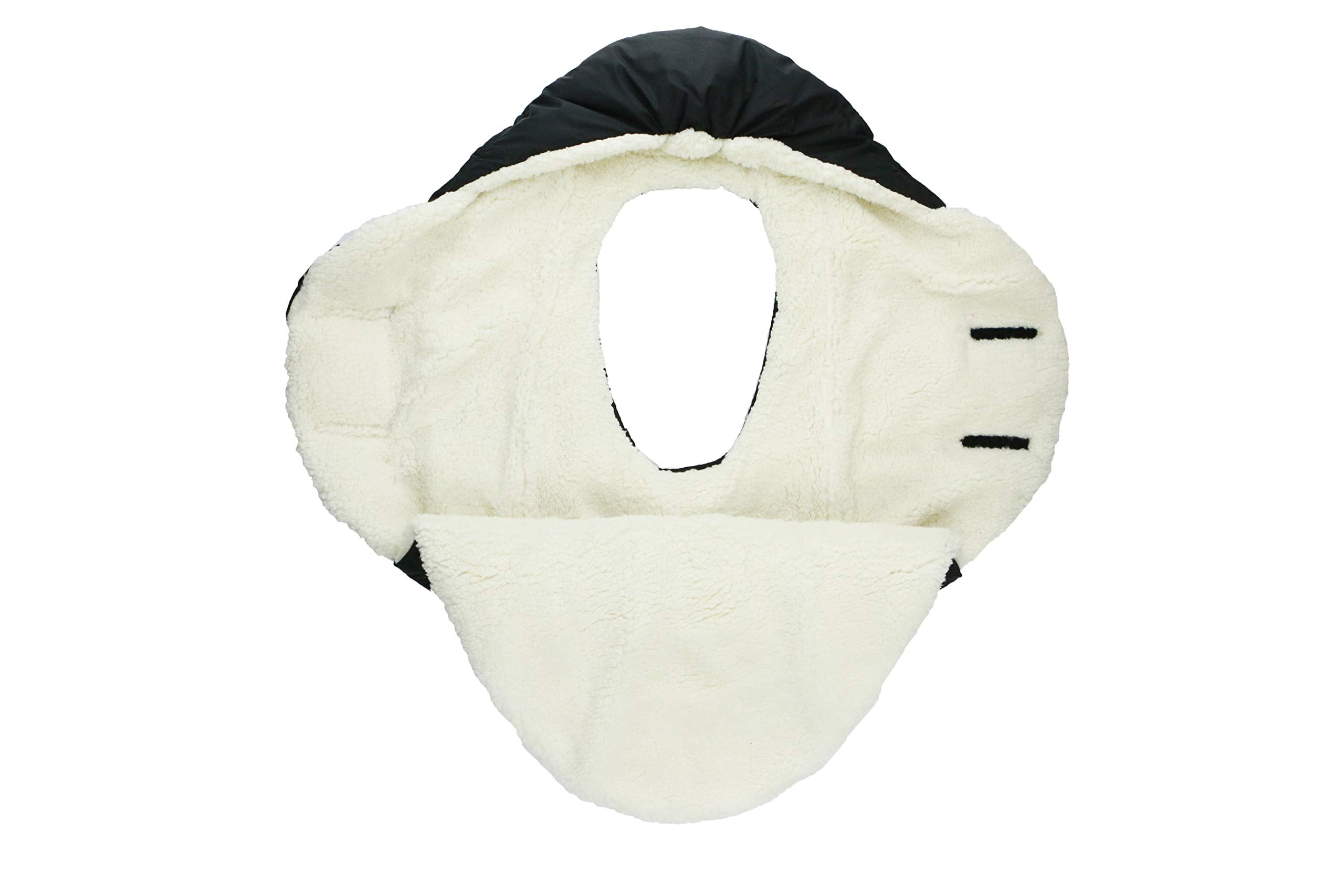 7 A.M. baby car seat blanket adjustable design with hood and leg muffs