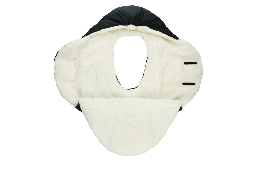 7 A.M. baby car seat blanket adjustable design with hood and leg muffs