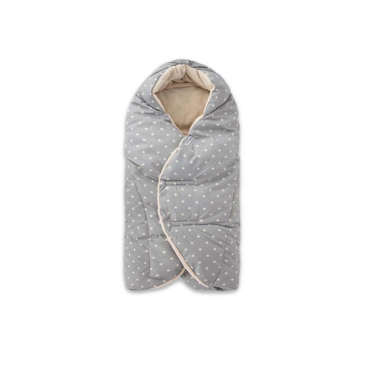 7 A.M. baby car seat blanket cocoon cover for easy harness access and cozy travel.