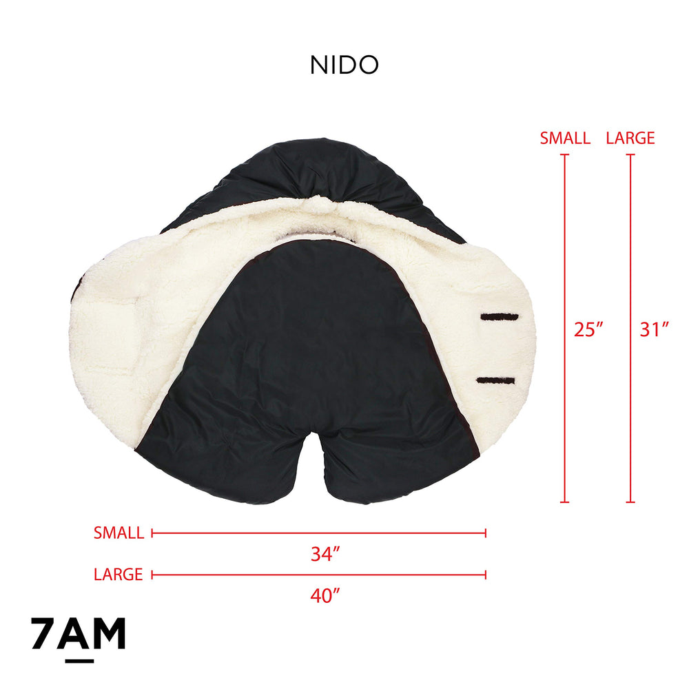 7 A.M. baby car seat blanket small size 25x34 fits infant seats comfortably