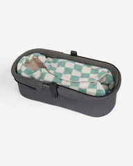 7AM weatherproof outer shell protects baby in rain, snow, or wind outdoors.