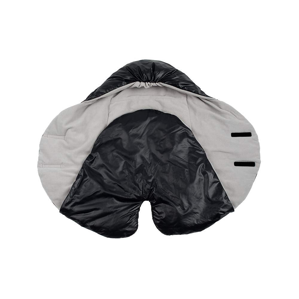 7AM Enfant Nido hooded plush lining enhances baby warmth