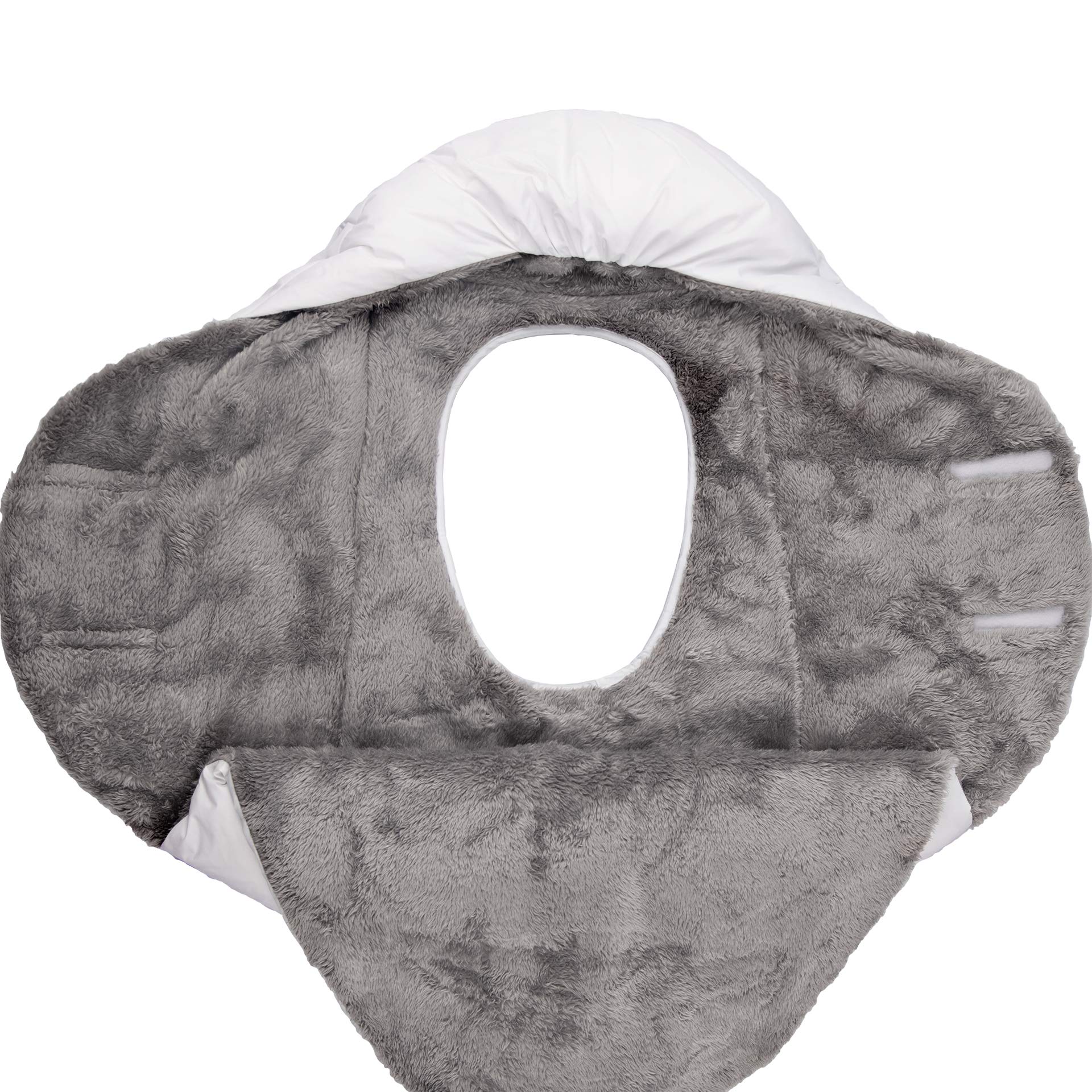 7 A.M. Nido wrap leg muffs offer room to grow in cold weather.