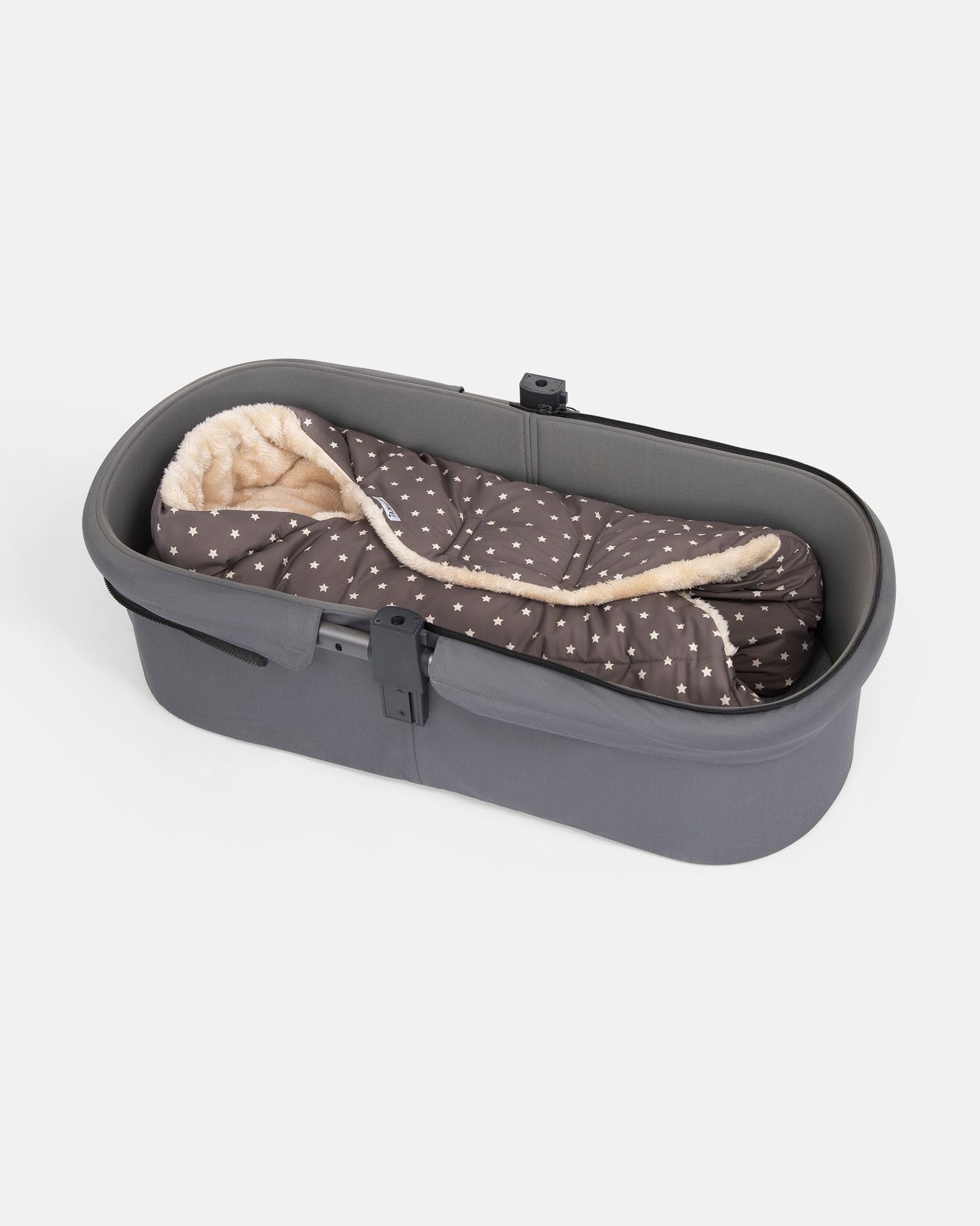7 A.M. Winter car seat cover with adjustable wrap keeps little legs warm and secure.