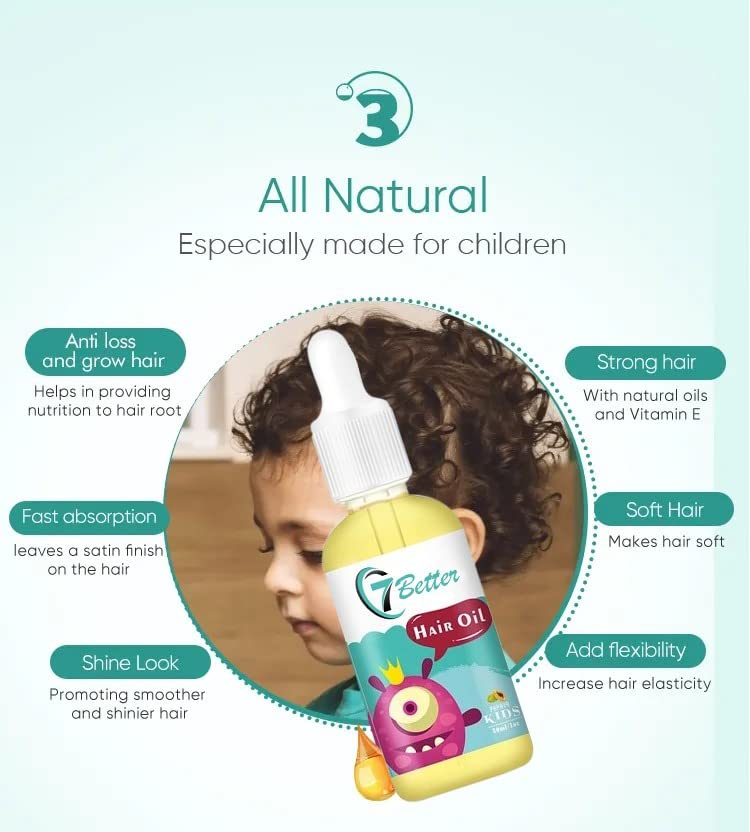 7better natural baby hair serum ingredients shea butter showcasing rich conditioning.