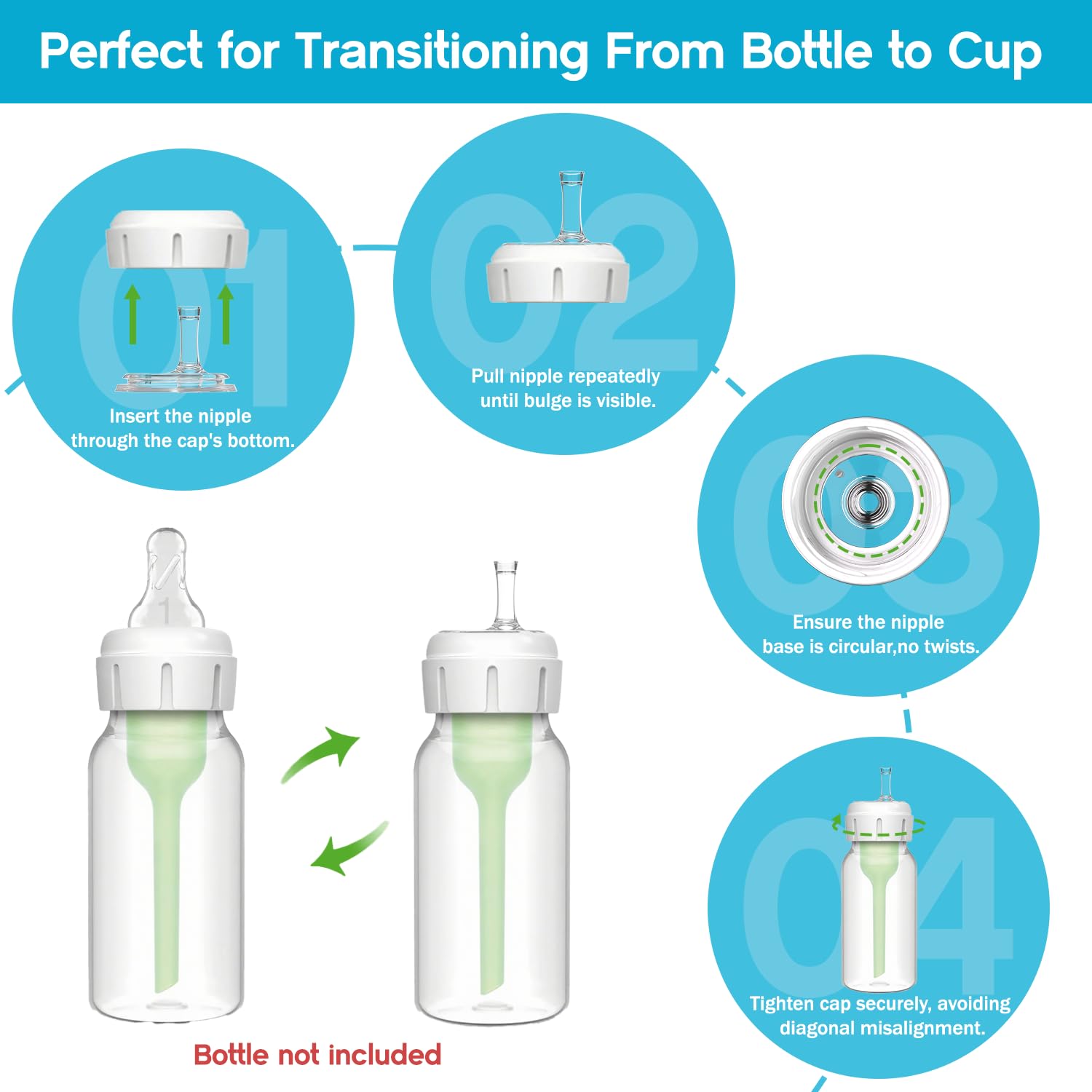Cathill compatibility with glass bottles and narrow spouts for versatile use