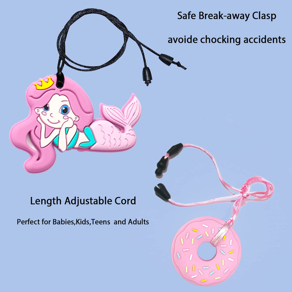 Forgreafa chew-necklaces unicorn shape helps ease anxiety through tactile engagement