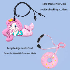 Forgreafa chew-necklaces unicorn shape helps ease anxiety through tactile engagement