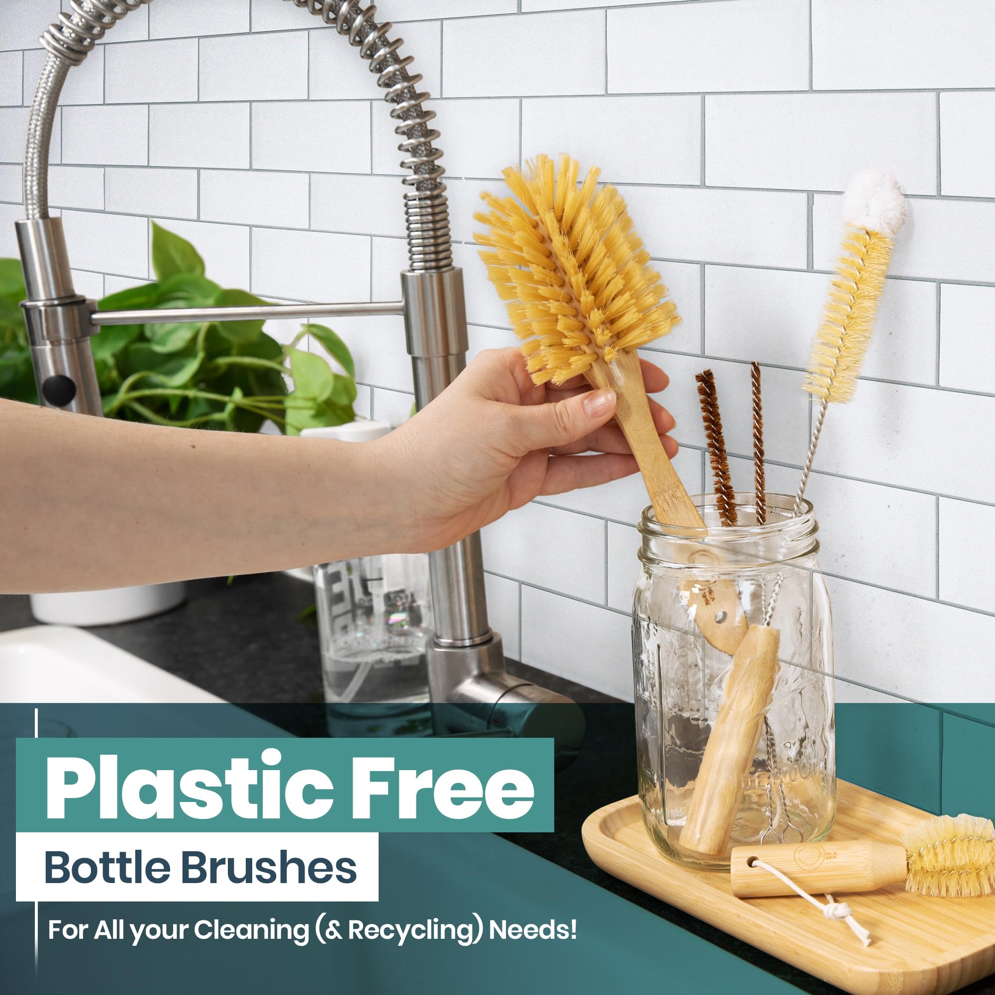 Linea Gear multi-use cleaning kit simplifies bottles jars and cups