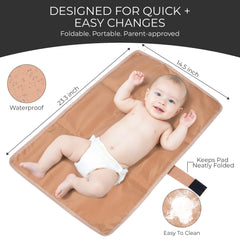 A + S Luxxe Baby Luxxe Diaper Tote insulated bottle holders keep drinks warm or cool.