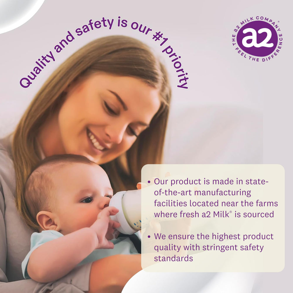 safety seal indicating rigorous quality standards and trusted infant formula