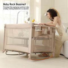 A2DAO 360-degree breathable-mesh promotes airflow and easy baby monitoring.