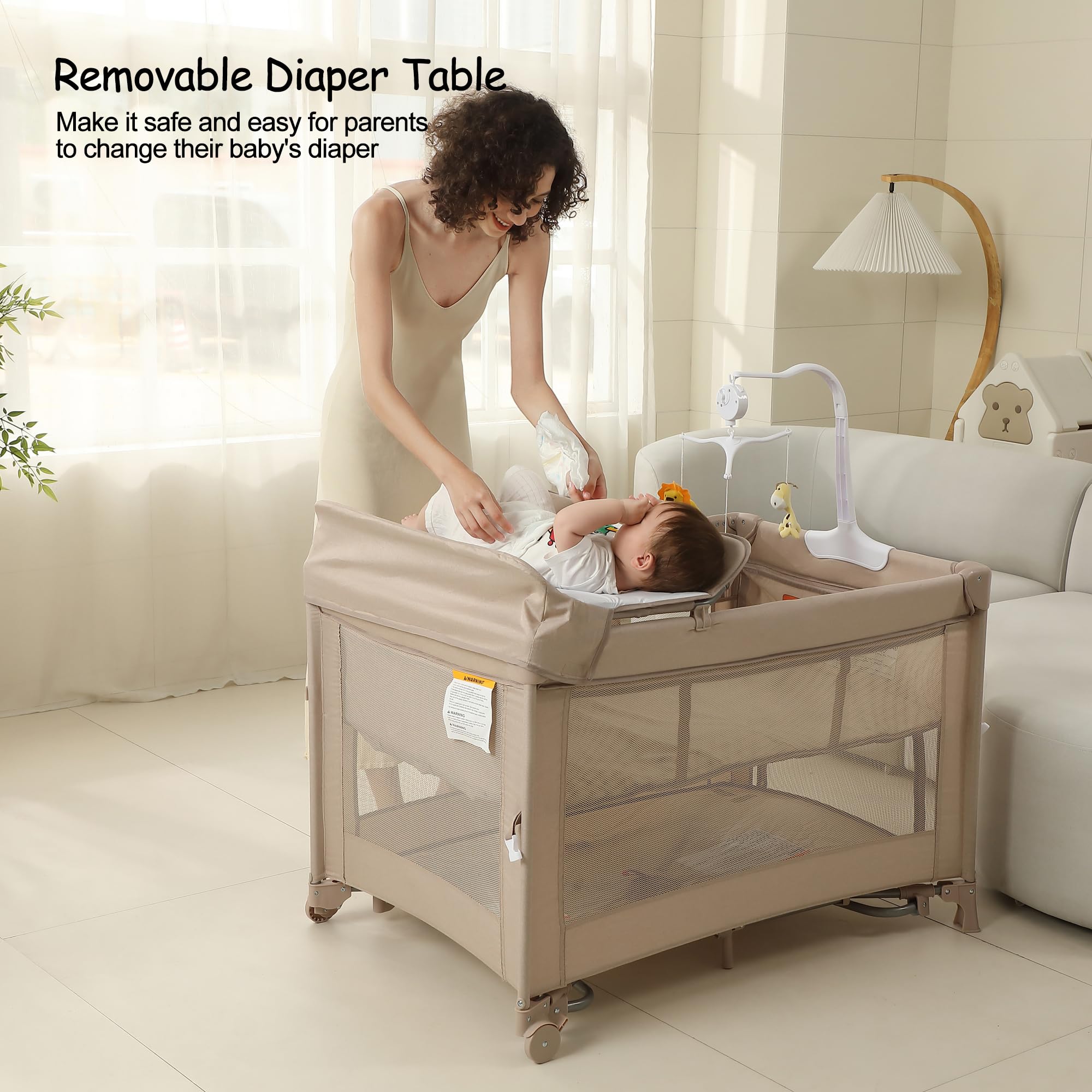 A2DAO baby-rock-bassinet enables soothing motions for calm awakenings.
