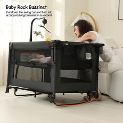 A2DAO black 5in1 activity-center illustrates growth-friendly play options.