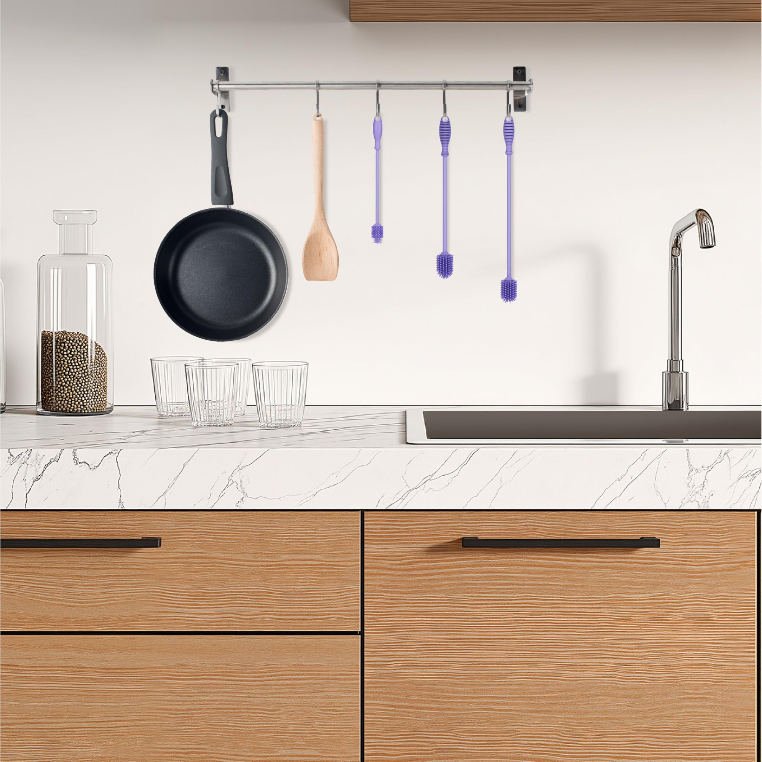 A-Brush dishwasher-safe-cleaner enables quick cleanup after use.