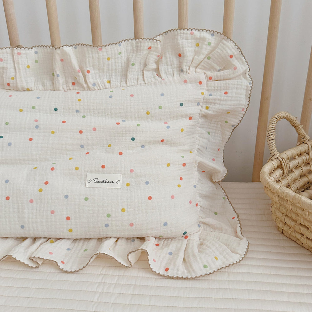 AOJIM pillowcase shown on a bed for kids bedding and easy decor integration