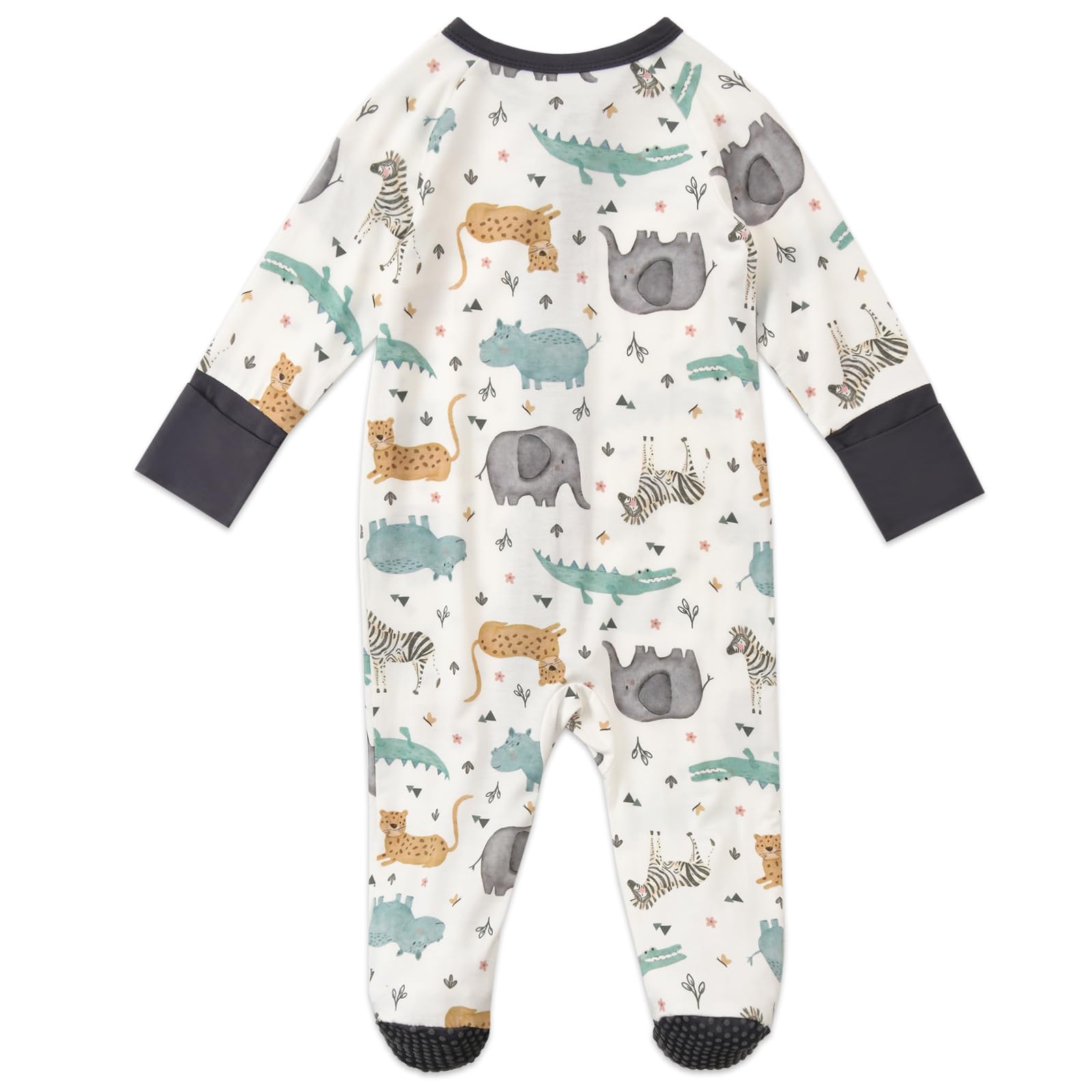 Aablexema coverall with non-slip soles feature for beginner steps.