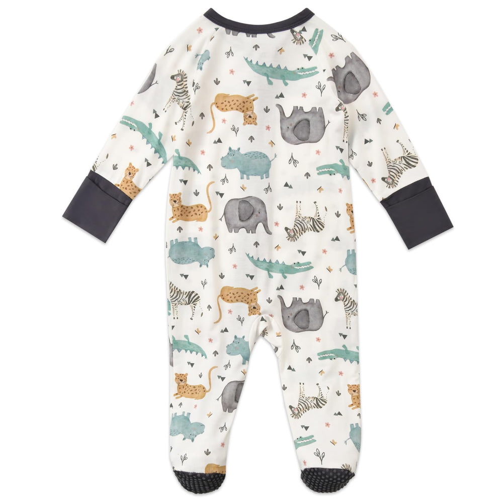 Aablexema coverall with non-slip soles feature for beginner steps.