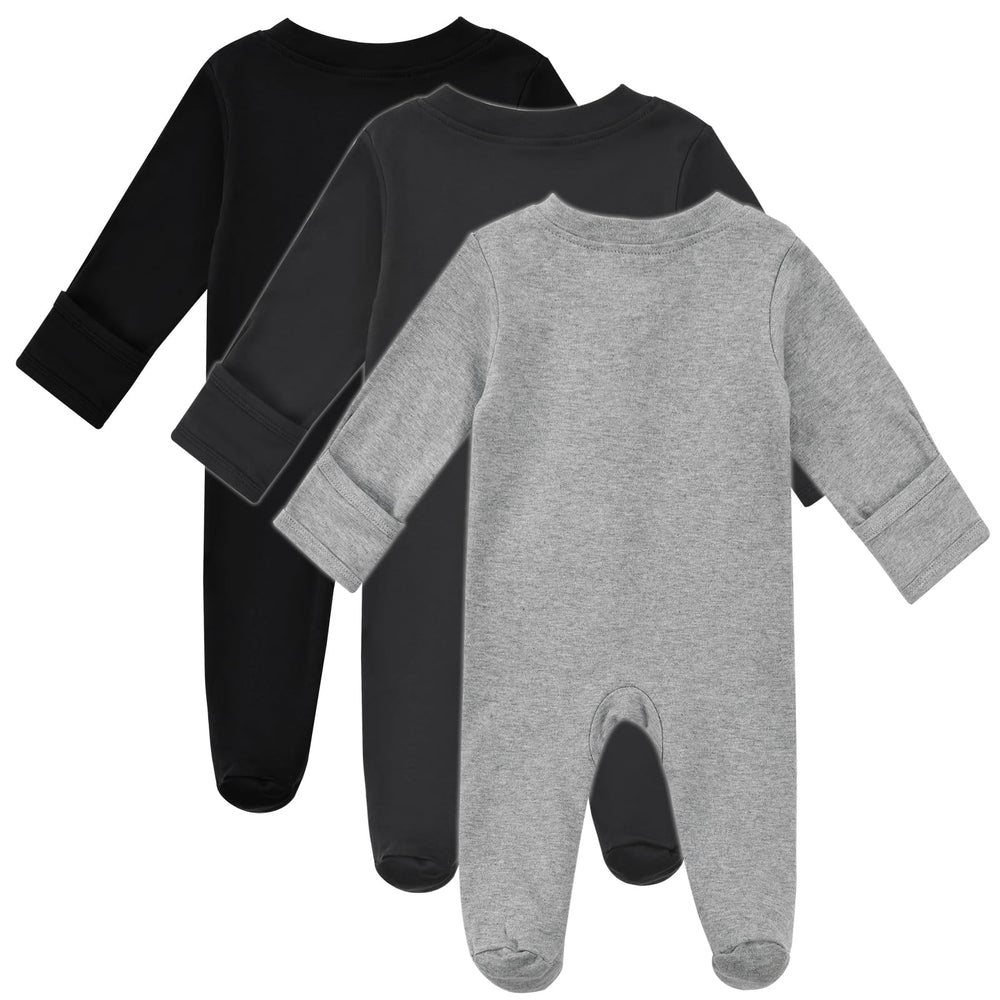 Aablexema baby pajamas in long-sleeve, breathable organic cotton for cozy sleep.