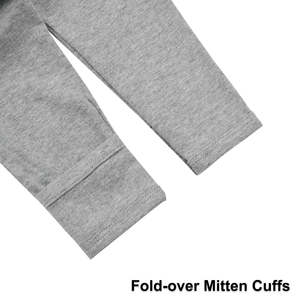 Aablexema baby pajamas in a neutral black-grey set for day and night wear.