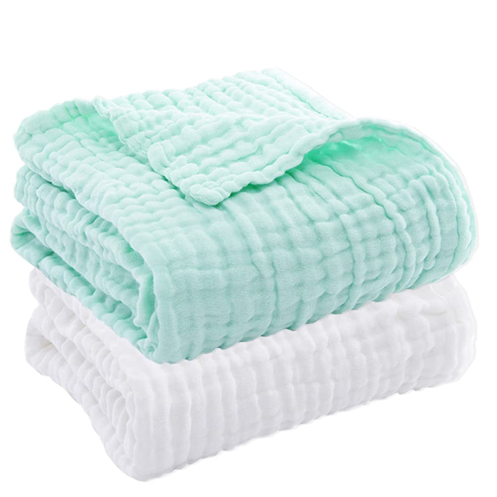 Aablexema baby muslin towel 43x43 pack—high absorbency for quick post-bath drying.