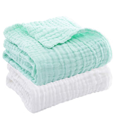 Aablexema baby muslin towel 43x43 pack—high absorbency for quick post-bath drying.