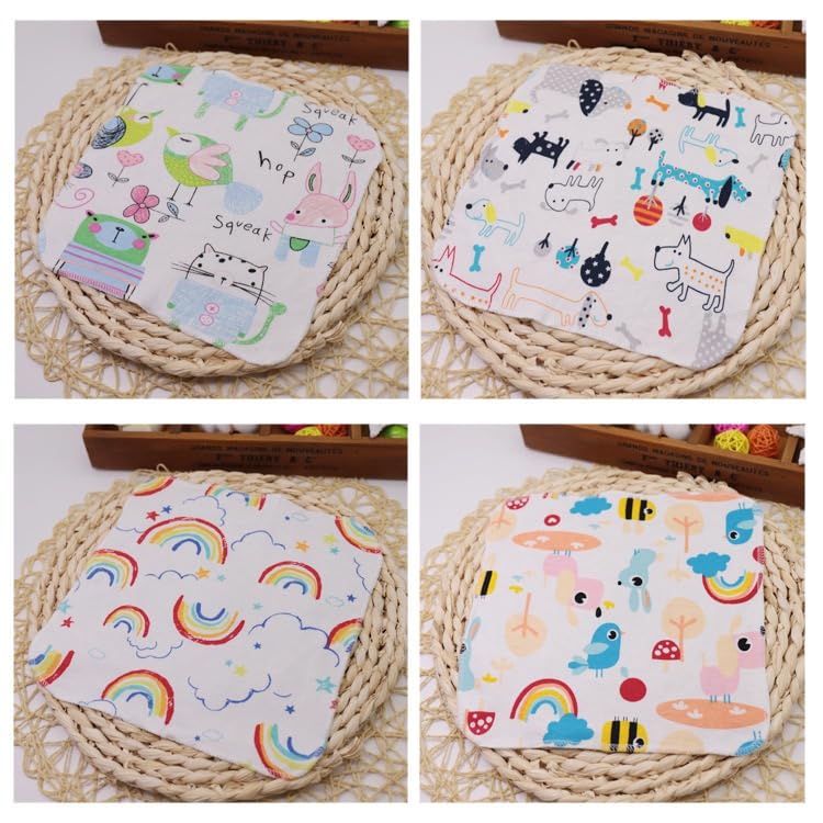 AALFA 5 Flower handkerchiefs machine washable durability close-up showing lasting softness