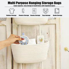 AARAINBOW wall hanging baskets kitchen towels storage with easy reach.