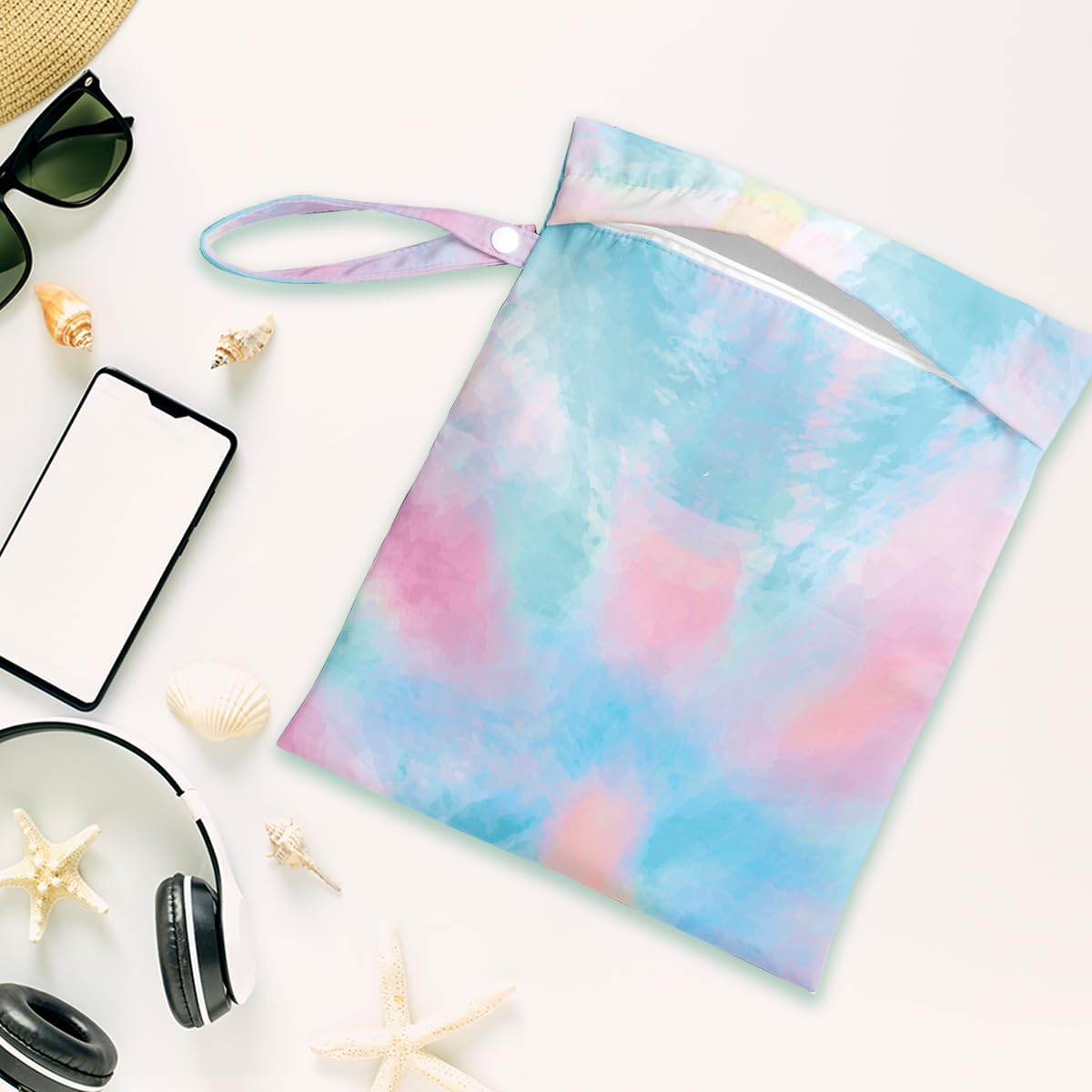 AASRR wet dry bag multi-functional design as makeup pouch and organizer.