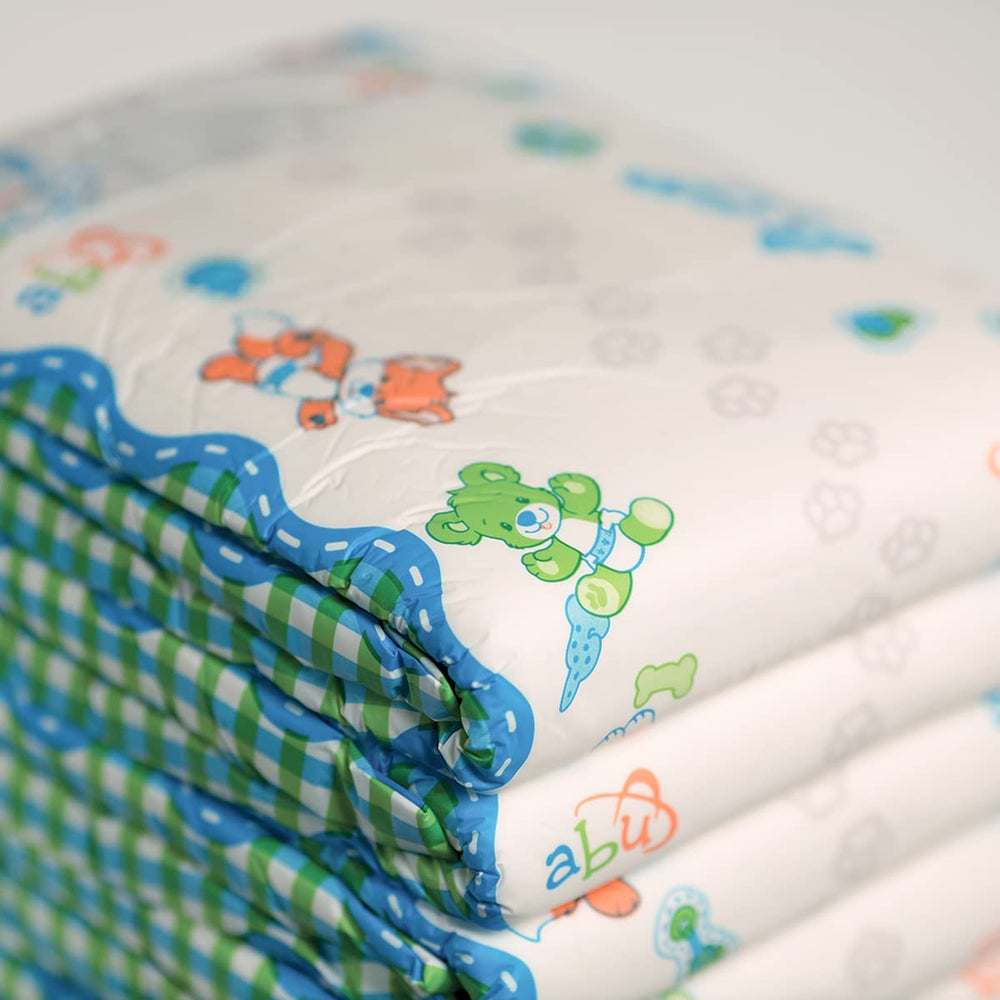 AB Universe Little Pawz animal-character print on diapers for daily wear.