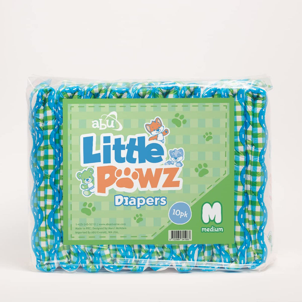 AB Universe Little Pawz diapers close-up padding for comfort.