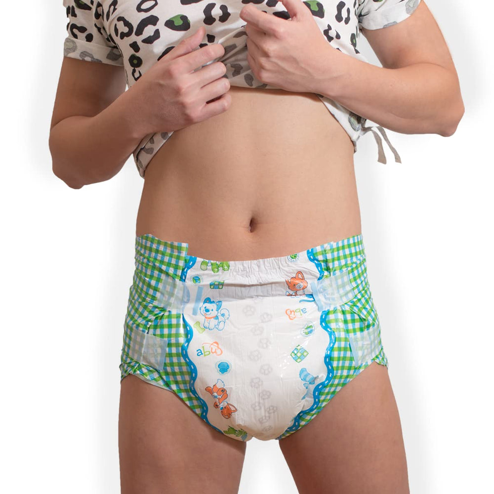 AB Universe Little Pawz wetness indicator shows quick change cues.