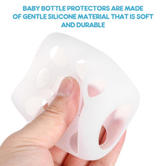 Abaodam glass bottle sleeve anti-slip design protects delicate glass from accidental slips