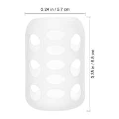 Abaodam nursery bottle sleeve hollow design keeps bottle scale visible during feeding