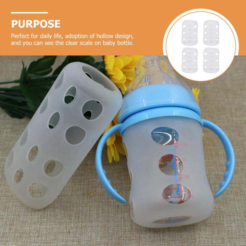 Abaodam white silicone sleeve protects glass while handling at home
