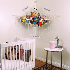 ABBY BABY durable wooden hooks and anchors support up to 20 pounds.