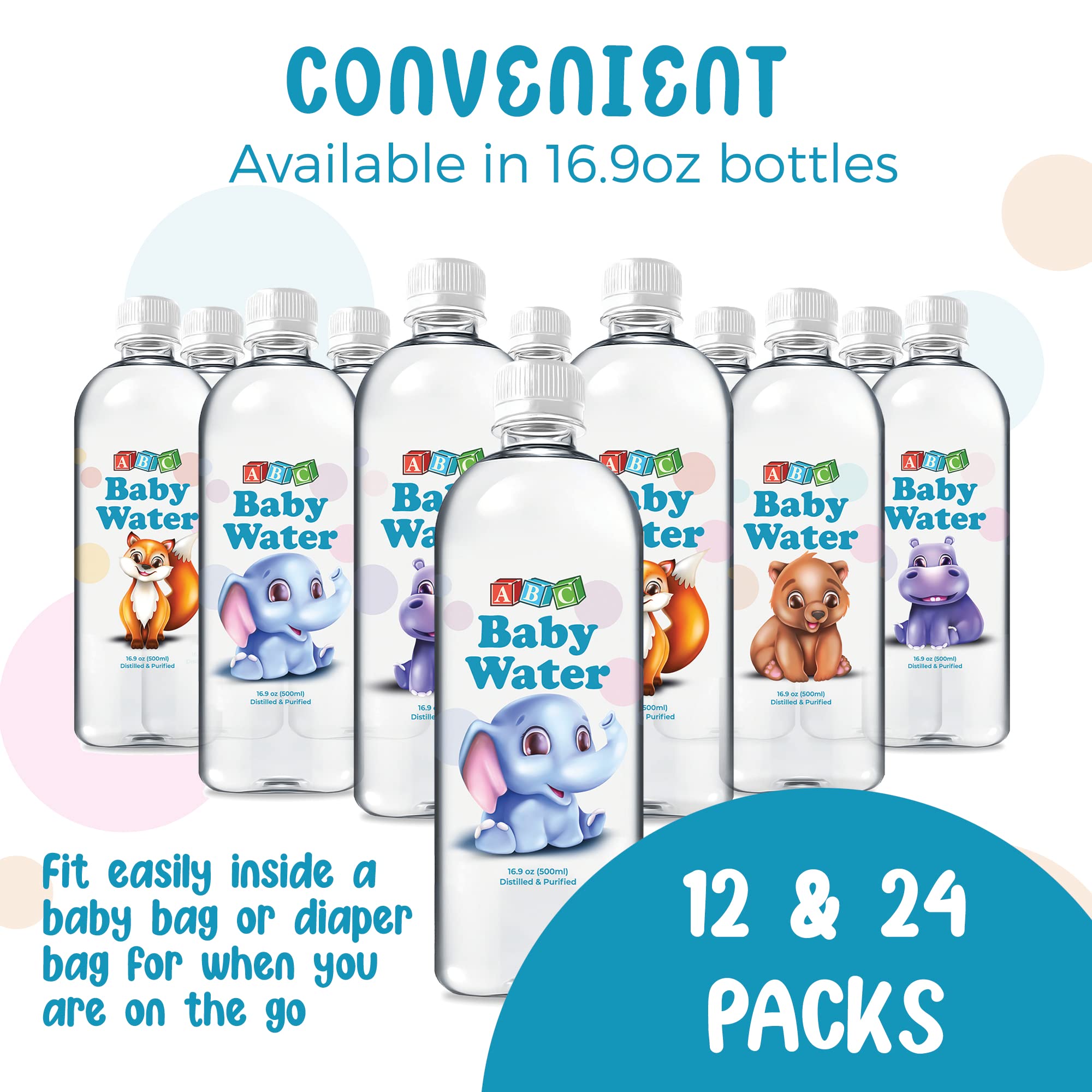 ABC Baby Water bottle made in the USA with quality assurance