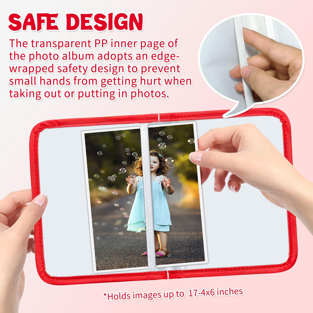 ABCKEY baby-safe mirror on back promotes self-discovery and visual play.
