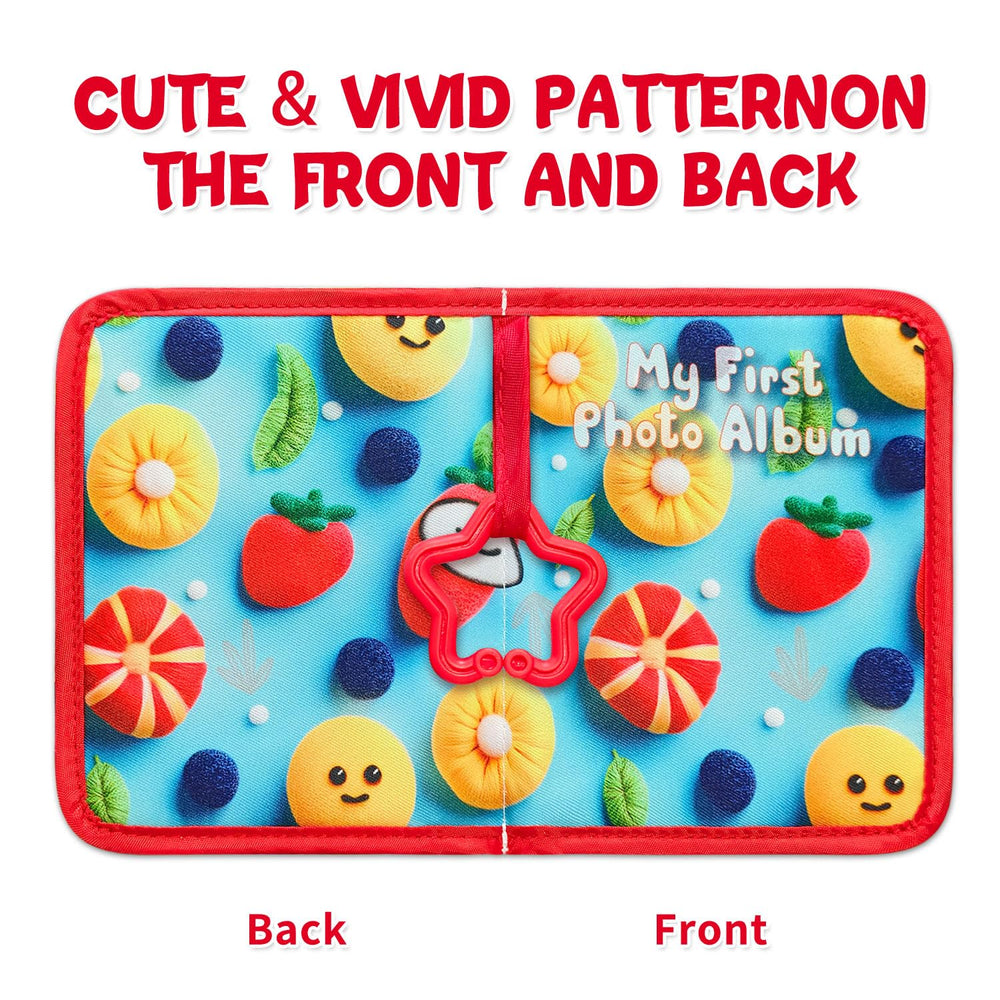 ABCKEY edge-wrapped inner pages protect tiny hands during photo changes.