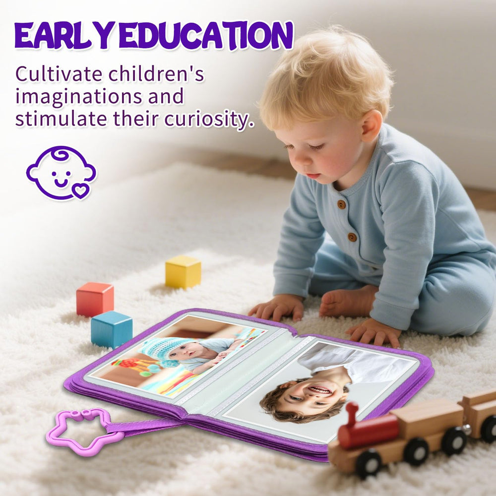 ABCKEY Baby's First Family Album gift-ready packaging suits baby showers and newborn gifting.