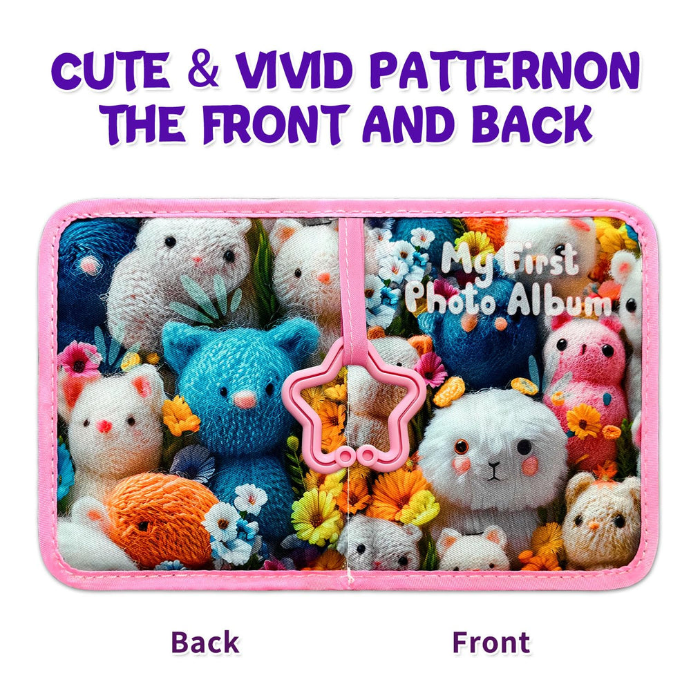 ABCKEY edge-wrapped inner pages reduce pinching, helping little hands explore photos safely.