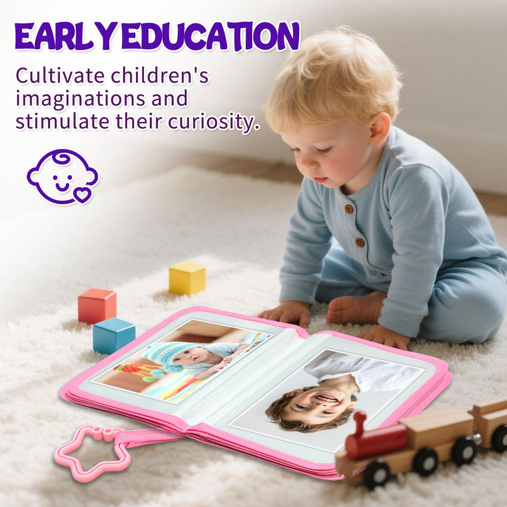 ABCKEY baby photo album makes a thoughtful gift for baby showers and christenings.