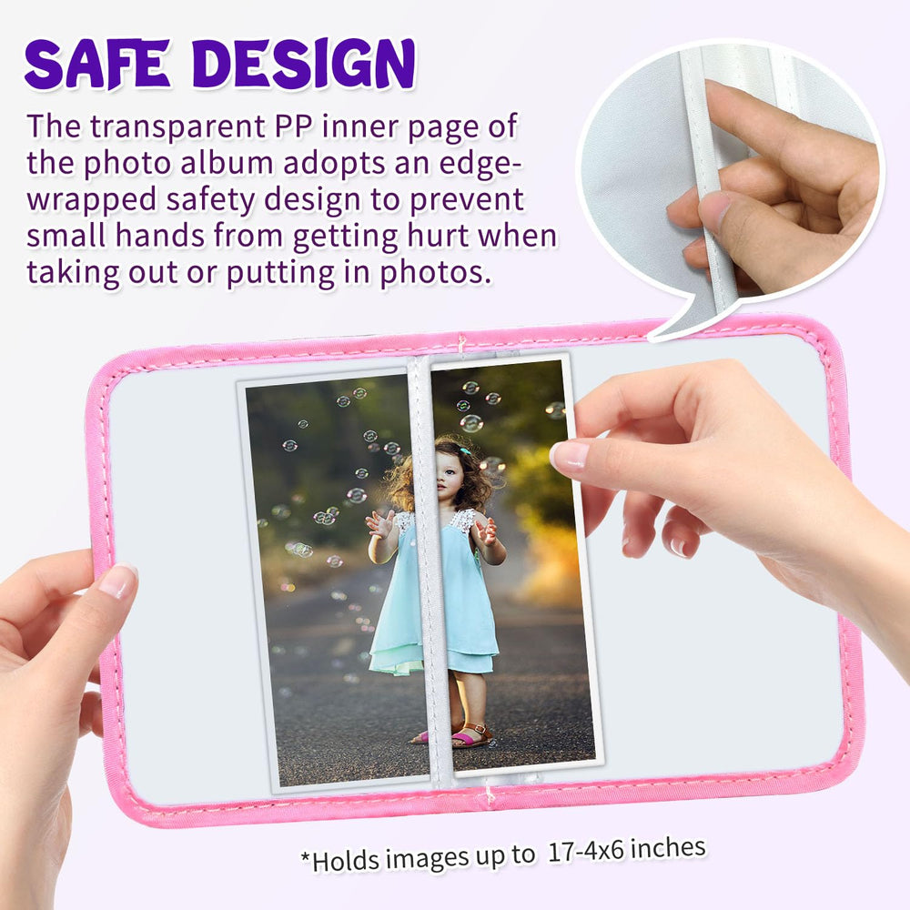 ABCKEY soft fabric cover features bright colors that resist fading for long-lasting keepsakes.