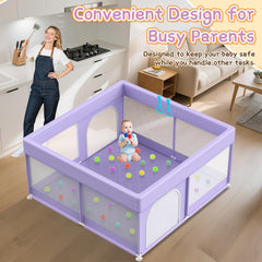 Abdtech playpen handle-front-zipper shows easy access and independent entry for toddlers.