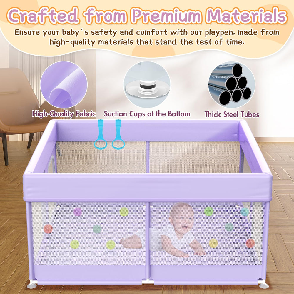 Abdtech playpen in-use-toddler-play-area illustrates safe, contained space for curious exploration.