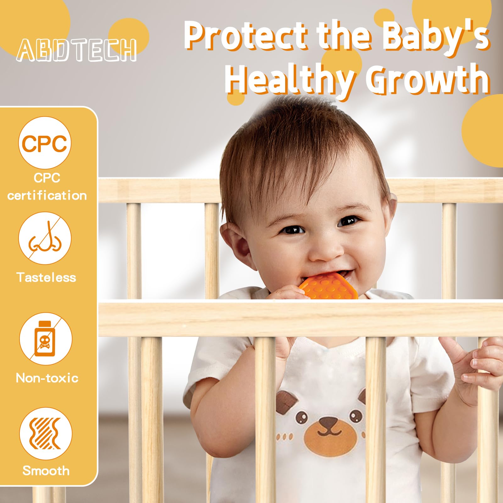 Abdtech Baby Playpen with ocean balls for sensory play.