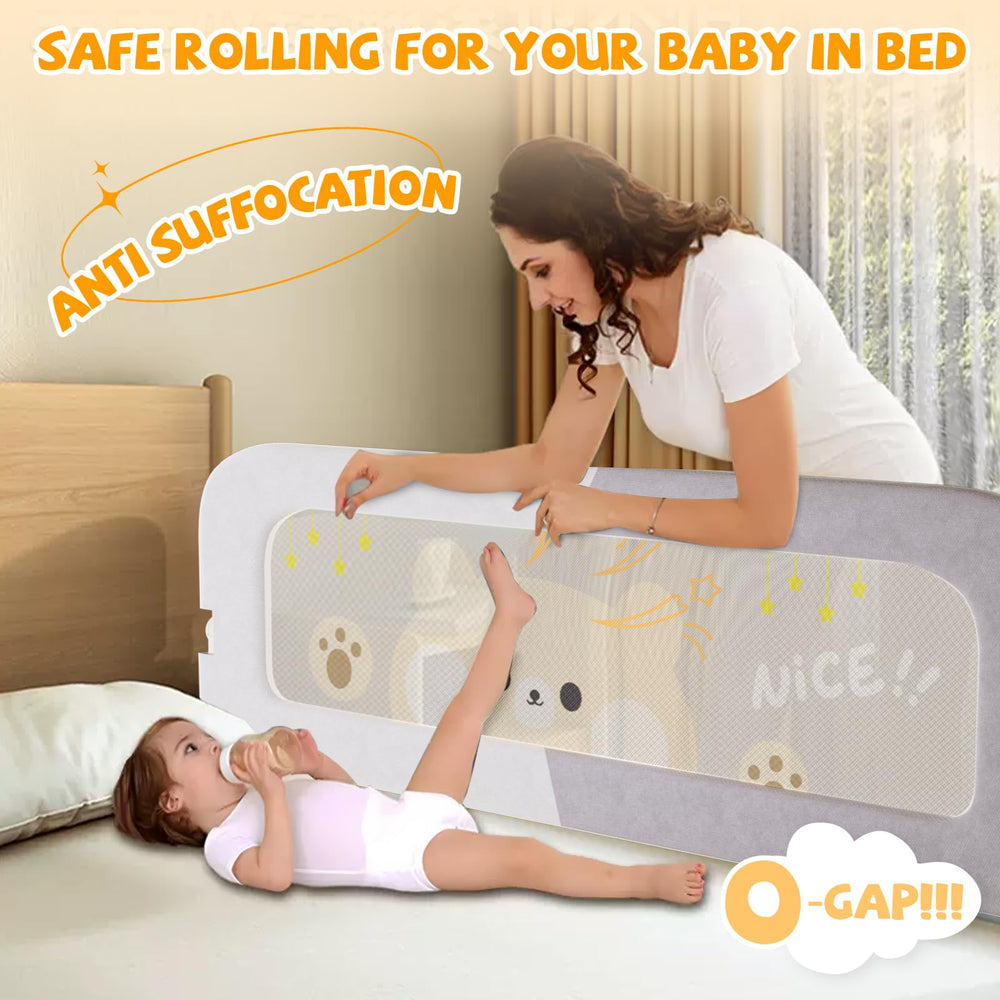 Abdtech bed guard zero-gap mattress fit helps prevent falls and entrapment.