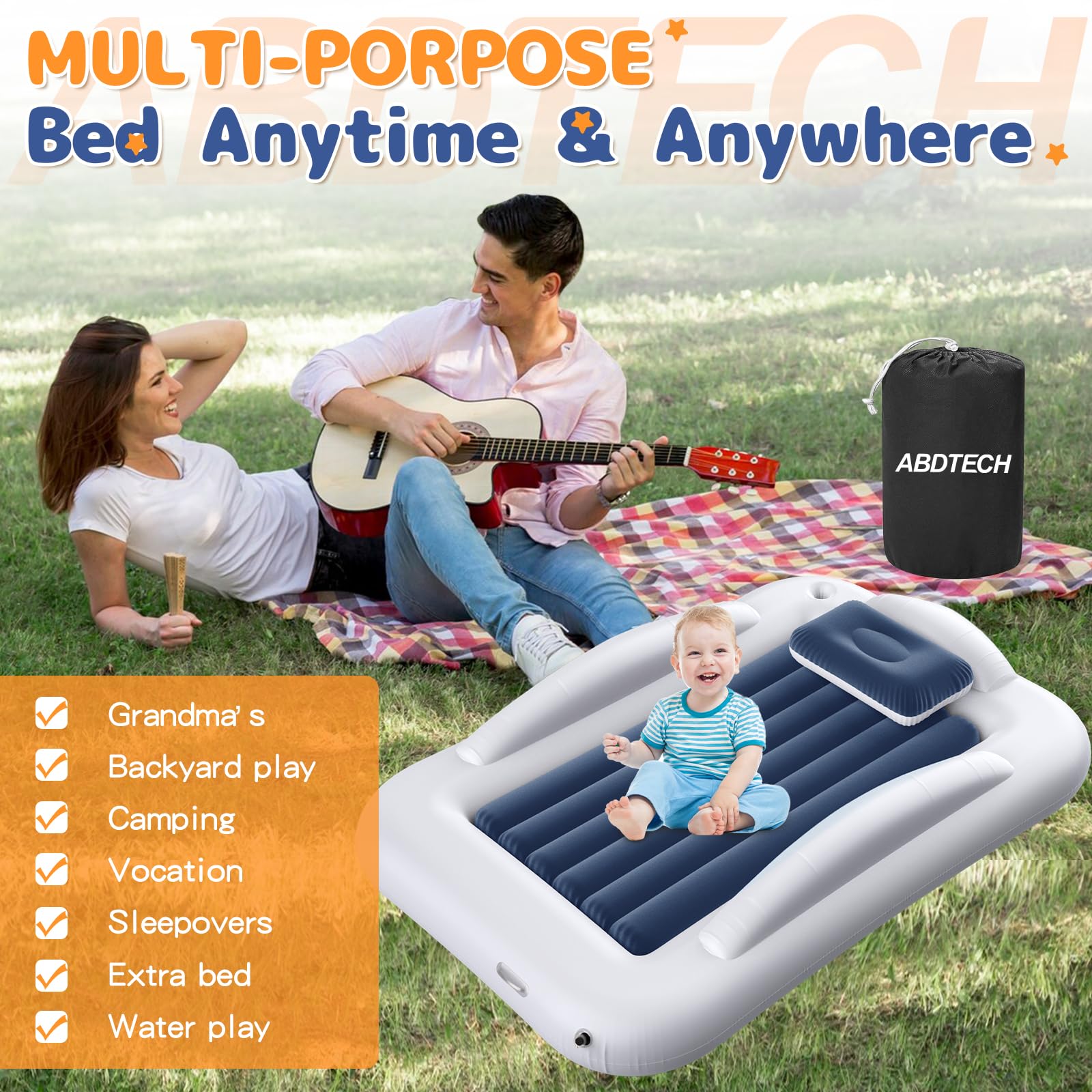 Abdtech compact folded size fits in a suitcase for travel