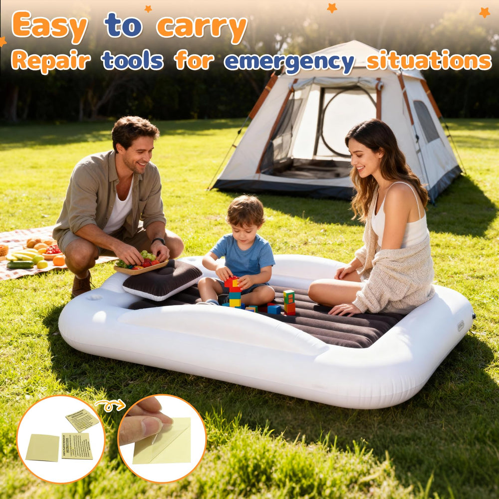 Abdtech bed ideal for camping or sleepovers away from home.